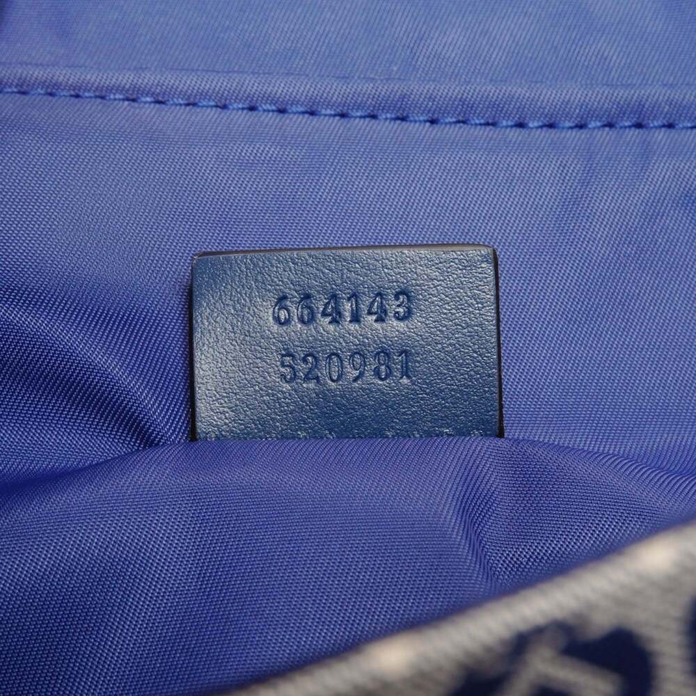 GUCCI Blue Messenger Shoulder Bag - Picture 10 of 13